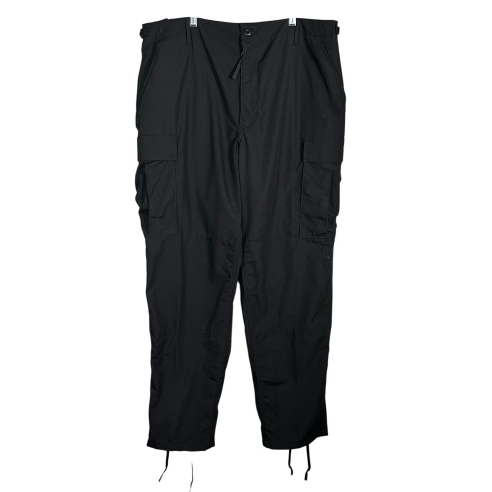 Propper Black Ripstop BDU Zipper Fly Cargo Pocket Uniform Pants Trouser NWT